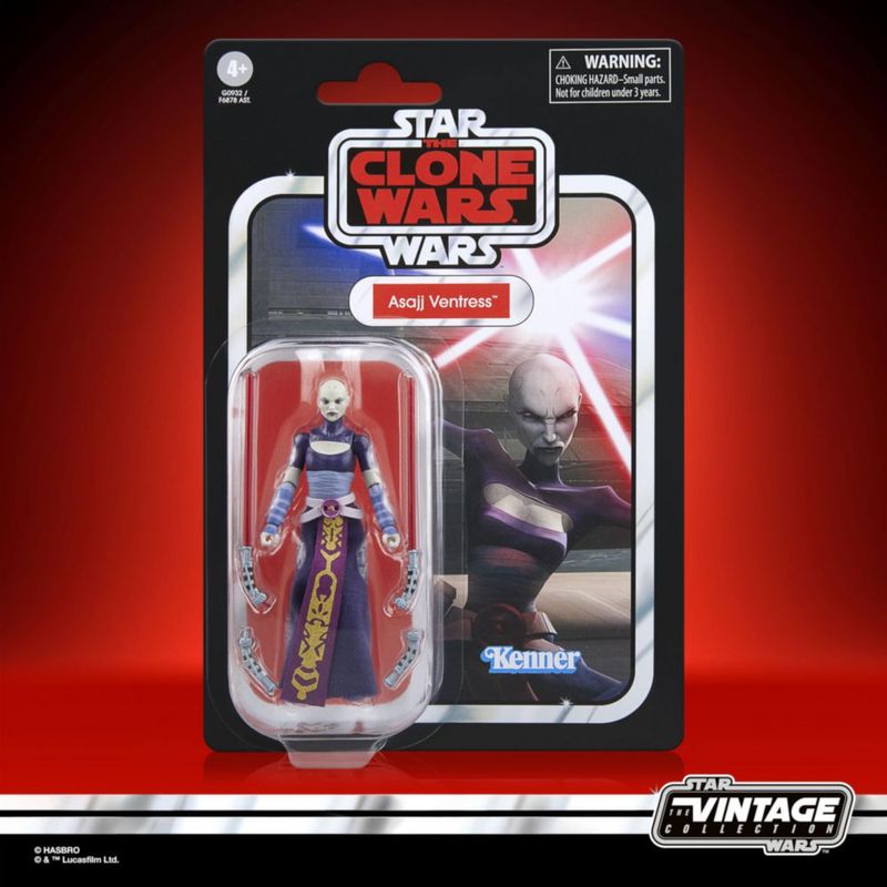Figura de acción de Asajj Ventress de Star Wars: The Clone Wars 95 cm
