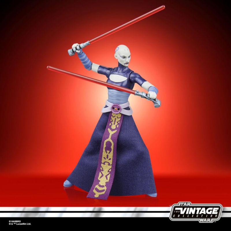 Figura de acción de Asajj Ventress de Star Wars: The Clone Wars 95 cm