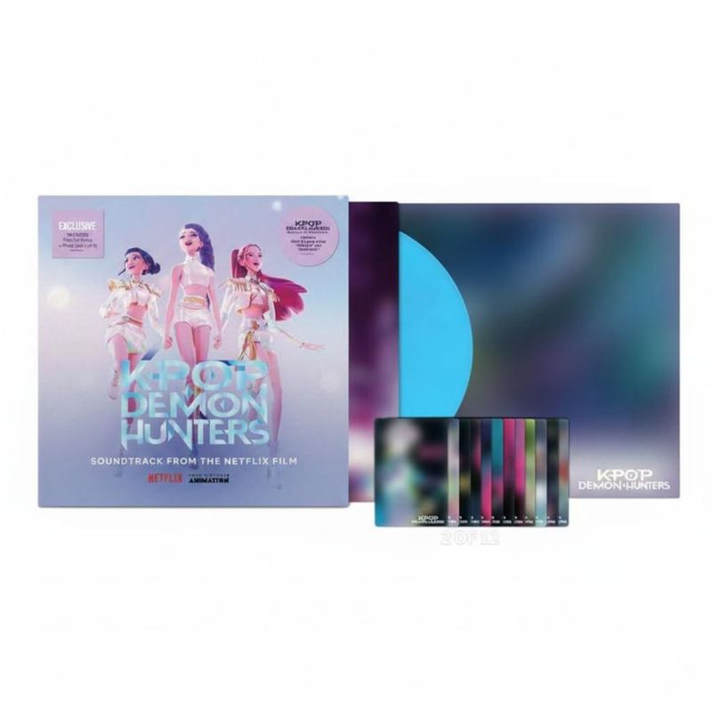 Vinilo LP Republic Records K-Pop Demon Hunters Azul