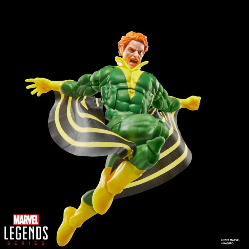 Figura de acción Banshee de la serie Marvel Legends de 15 cm con cómic