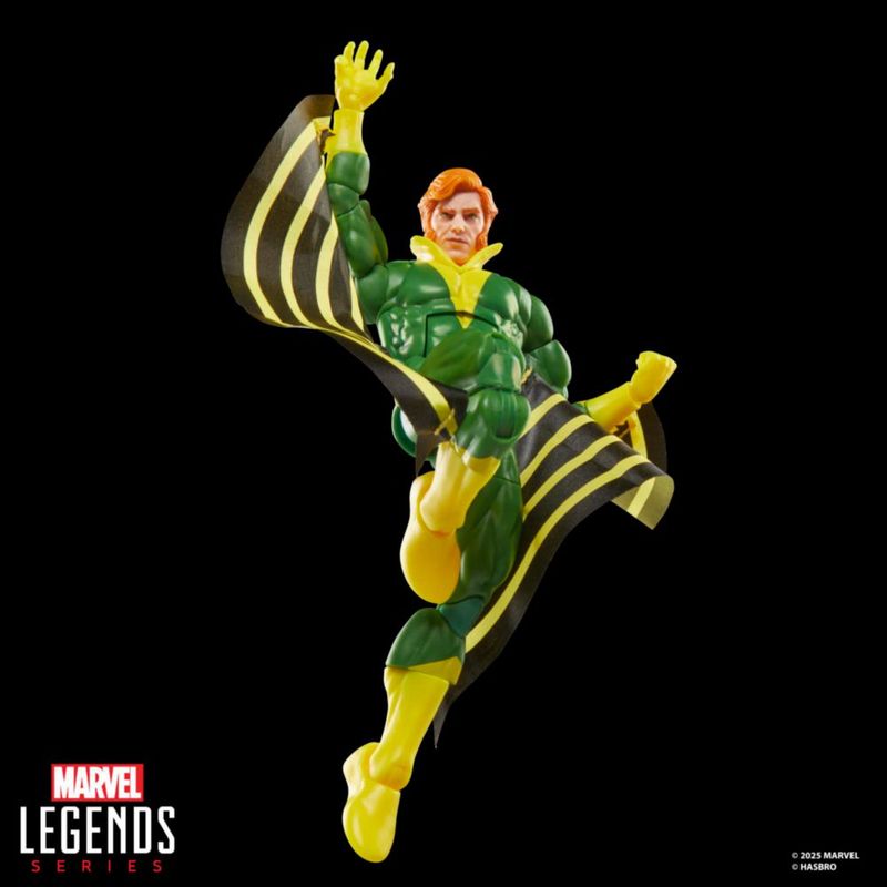 Figura de acción Banshee de la serie Marvel Legends de 15 cm con cómic
