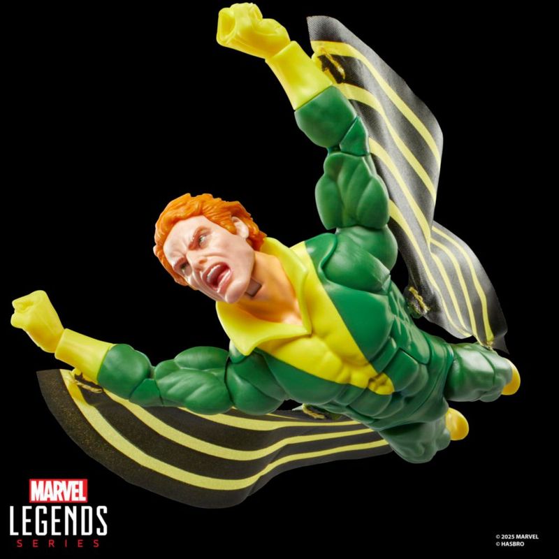 Figura de acción Banshee de la serie Marvel Legends de 15 cm con cómic