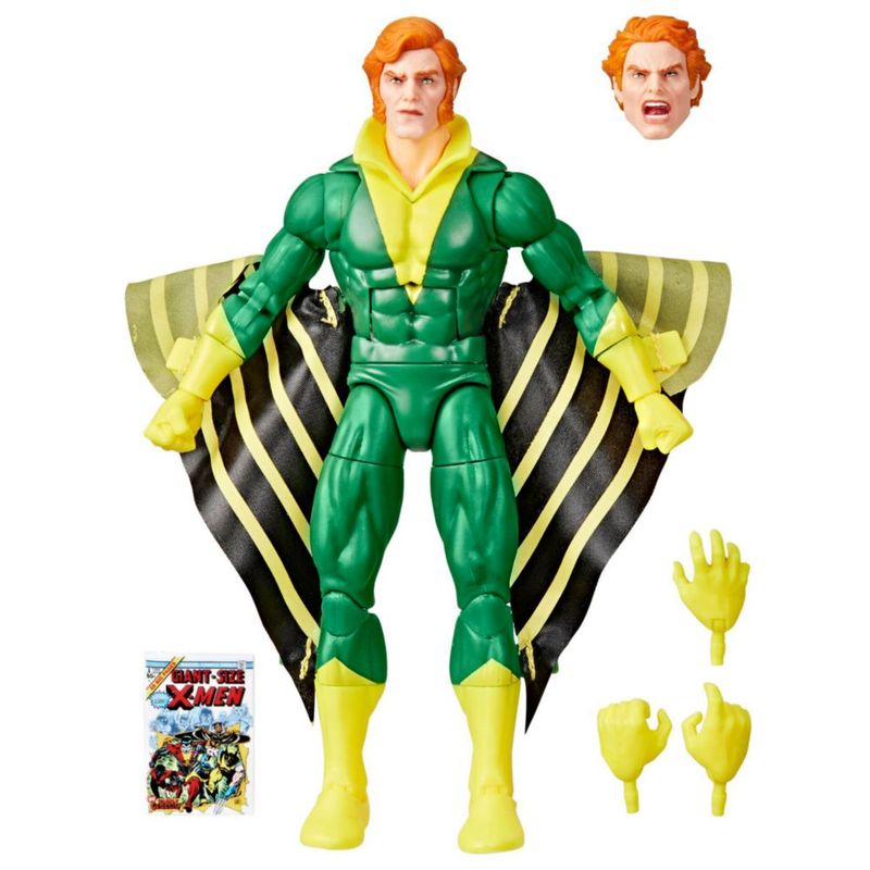 Figura de acción Banshee de la serie Marvel Legends de 15 cm con cómic