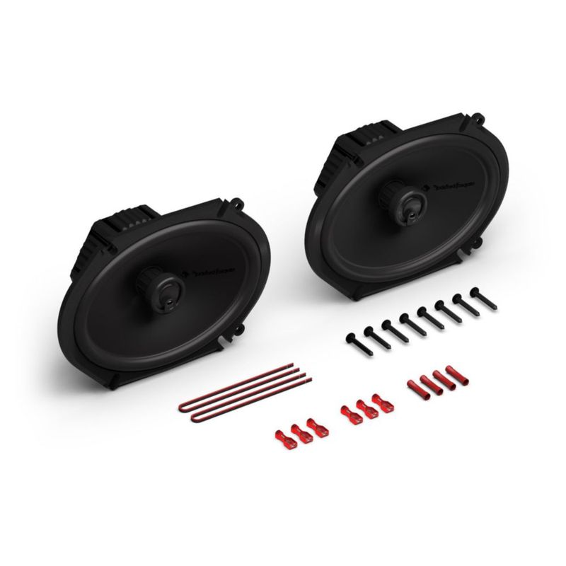 Altavoces Rockford Fosgate P1 6x8 coaxial de 3 vías (par)
