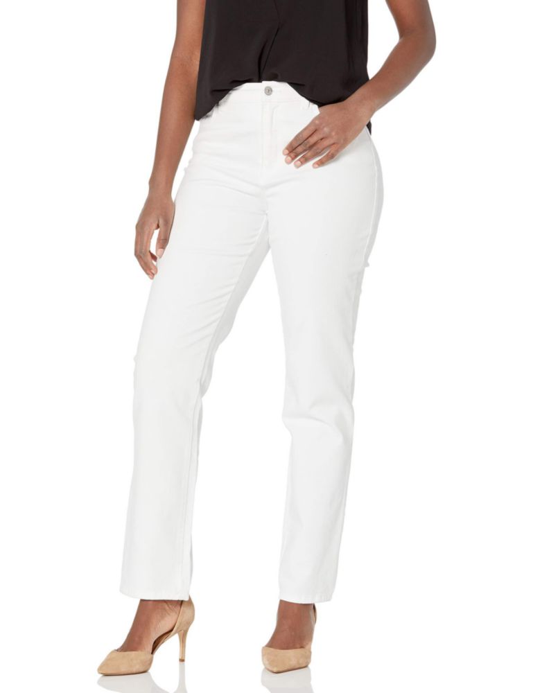 Pantalones Gloria Vanderbilt 12 Long Blanco Vintage