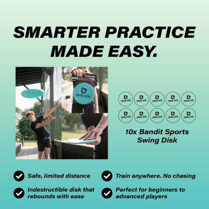 Bandit Sports Disco de Entrenamiento Swing – Pack de 10 para Béisbol y Softbol