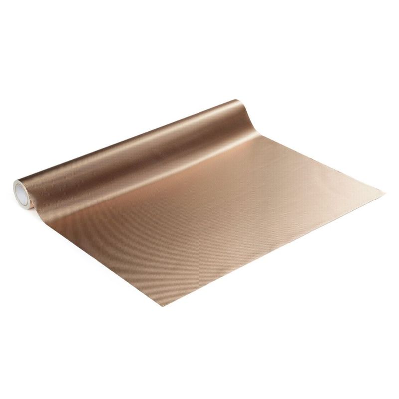 Forro para Estantes y Cajones Con‑Tact 46 cm x 18 m Acabado Cobre Cepillado