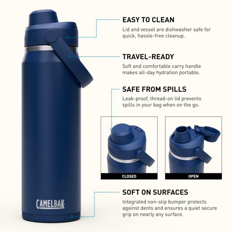 Botella de Agua CamelBak 710 ml Azul Marino Acero Inoxidable