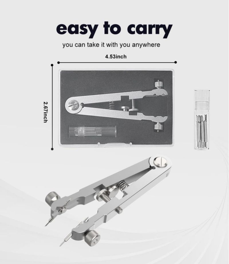Herramienta de barra de resorte para relojes Freejoy 96 cm Kit de 8 pasadores