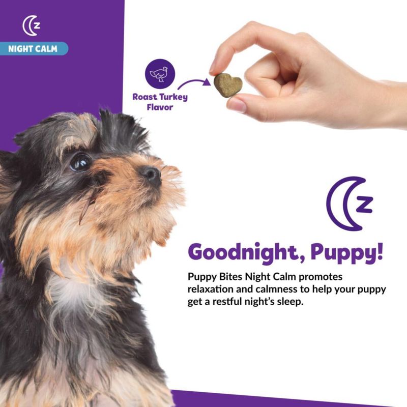 Bocaditos Calmantes con Melatonina para Cachorro Snuggle Puppie 60 unidades