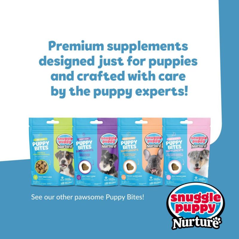 Bocaditos Calmantes con Melatonina para Cachorro Snuggle Puppie 60 unidades