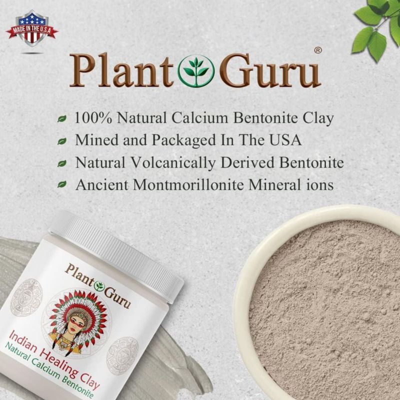 Mascarilla de Arcilla Plant Guru 23 kg Natural de la India