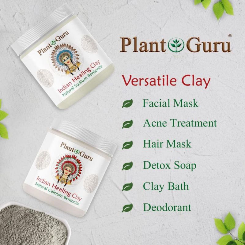Mascarilla de Arcilla Plant Guru 23 kg Natural de la India
