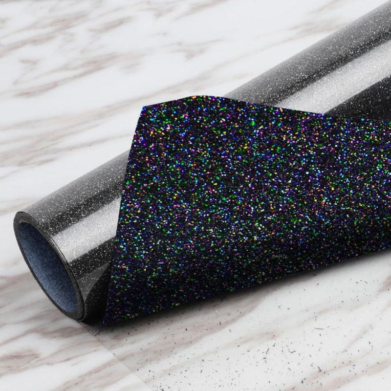 Vinilo HTV TransWonder 30x150 cm Negro Brillante para Cricut