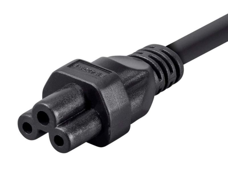 Cable de alimentación Monoprice 18 m negro 7 A 125 V NEMA 5-15P