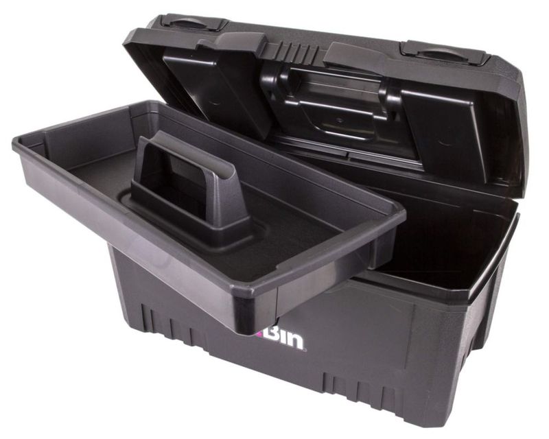 Caja de Manualidades ArtBin 43 cm Negra con Asa