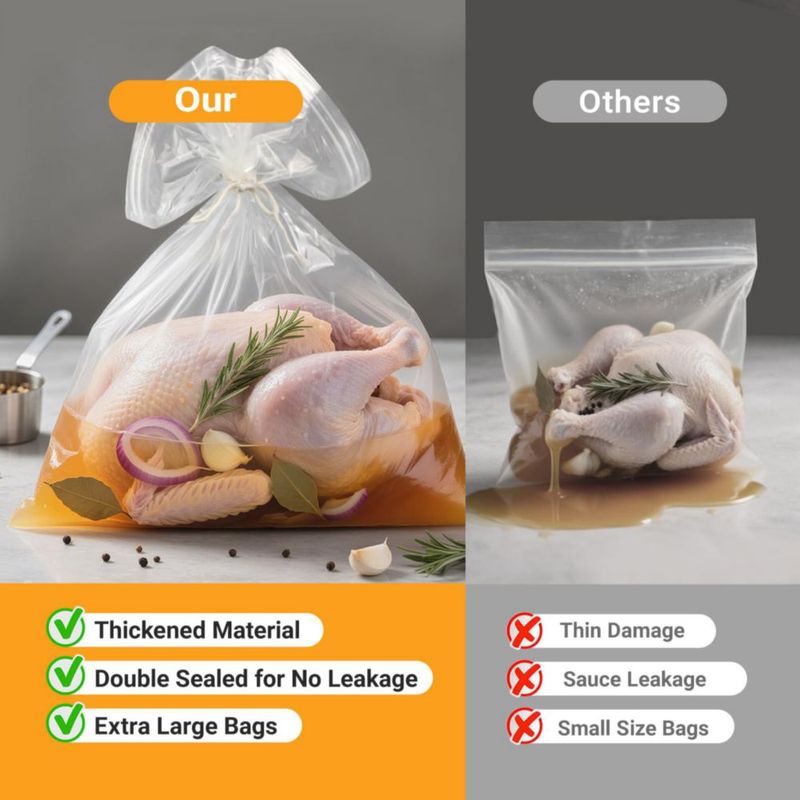 Bolsa de Salmuera BSQ MONSTER 66 x 56 cm Pack de 3 para Pavo