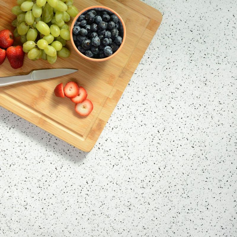Forro para Estantes Con‑Tact 46 cm x 15 m Granito Negro/Blanco