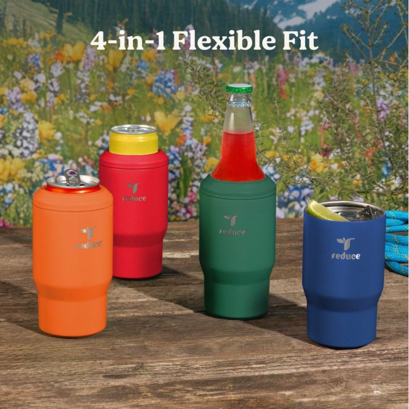 Enfriador de Bebidas REDUCE 400 ml Aislado al Vacío Verde Grande