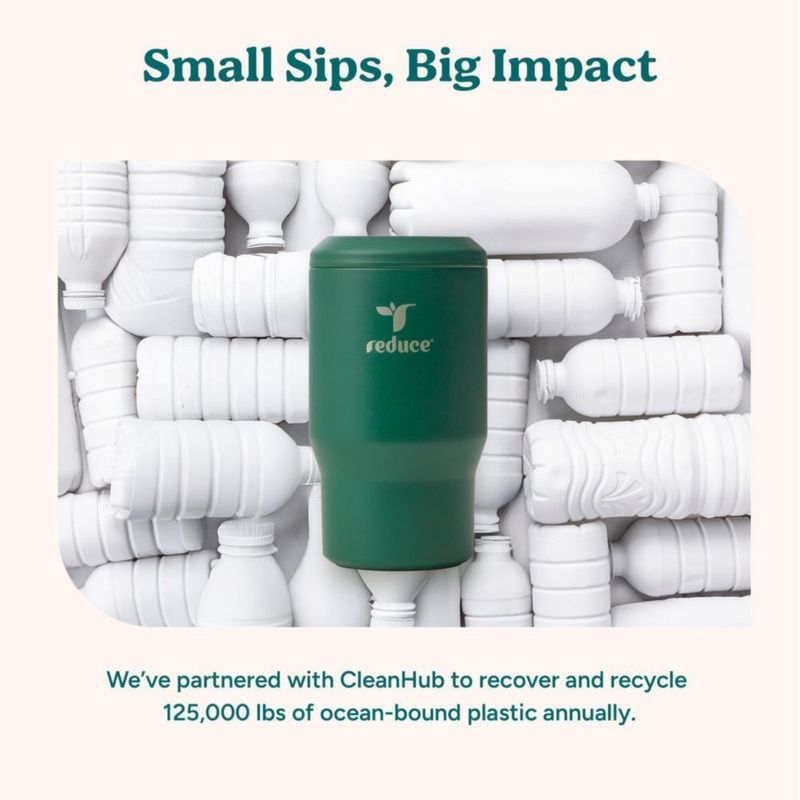 Enfriador de Bebidas REDUCE 400 ml Aislado al Vacío Verde Grande