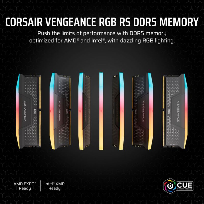 Memoria RAM Corsair Vengeance RGB RS DDR5 16 GB 5600 MHz