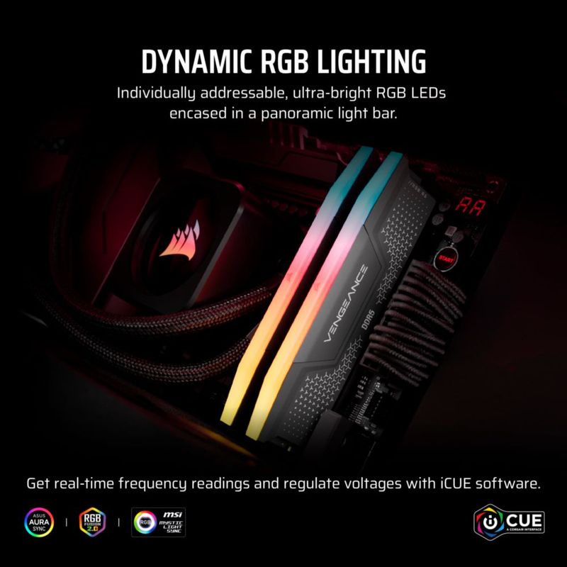 Memoria RAM Corsair Vengeance RGB RS DDR5 16 GB 5600 MHz