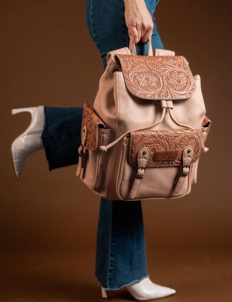 Mochila Montana West Wrangler Floral con Detalle de Herrería – Viaje