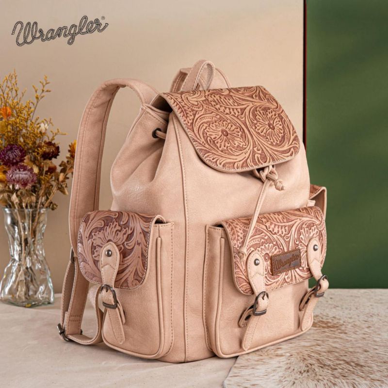 Mochila Montana West Wrangler Floral con Detalle de Herrería – Viaje