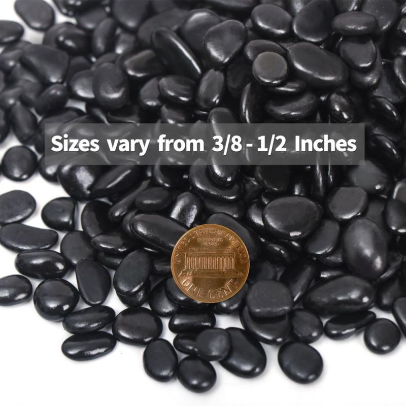 Guijarros Calofulston 23 kg 095 cm negro pulido