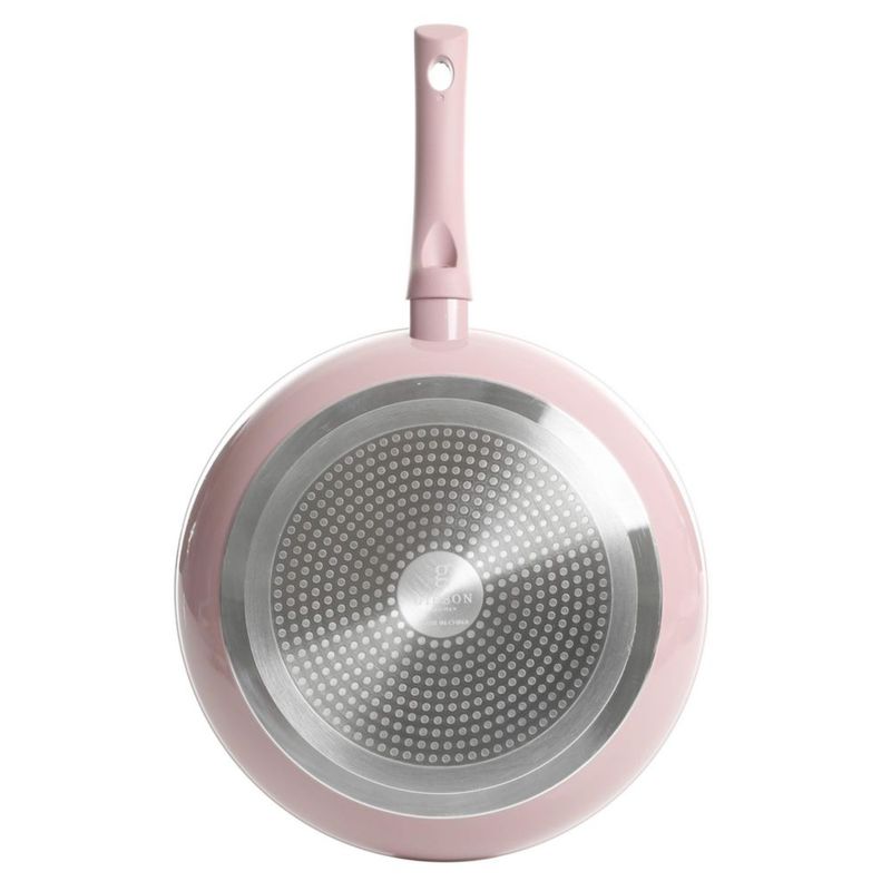 Juego de utensilios de cocina Gibson Home de 7 piezas en lavanda rosado