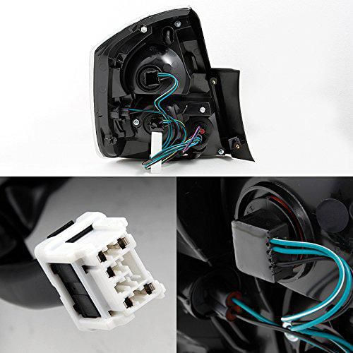 Luces traseras AKKON para Nissan Sentra 2007‑2009 (negro)