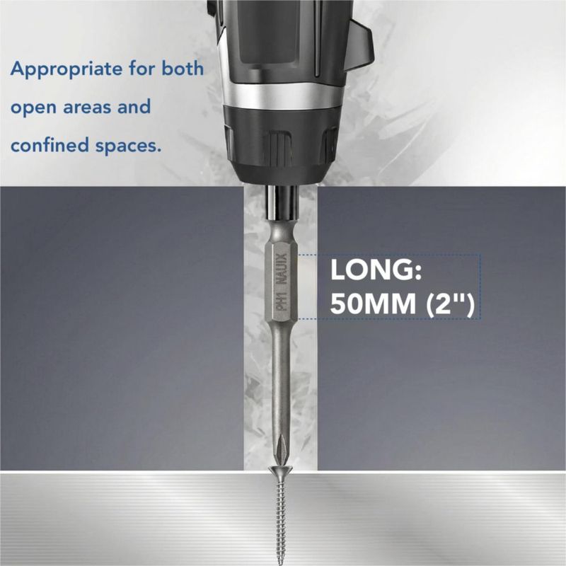 Puntas de destornillador Bates Choice 15 uds 1/4" Hexagonal acero S2
