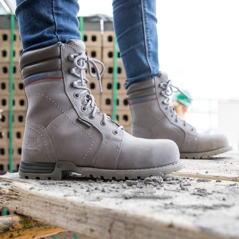 Bota CAT Mujer Echo 7.5 Impermeable con Puntera de Acero