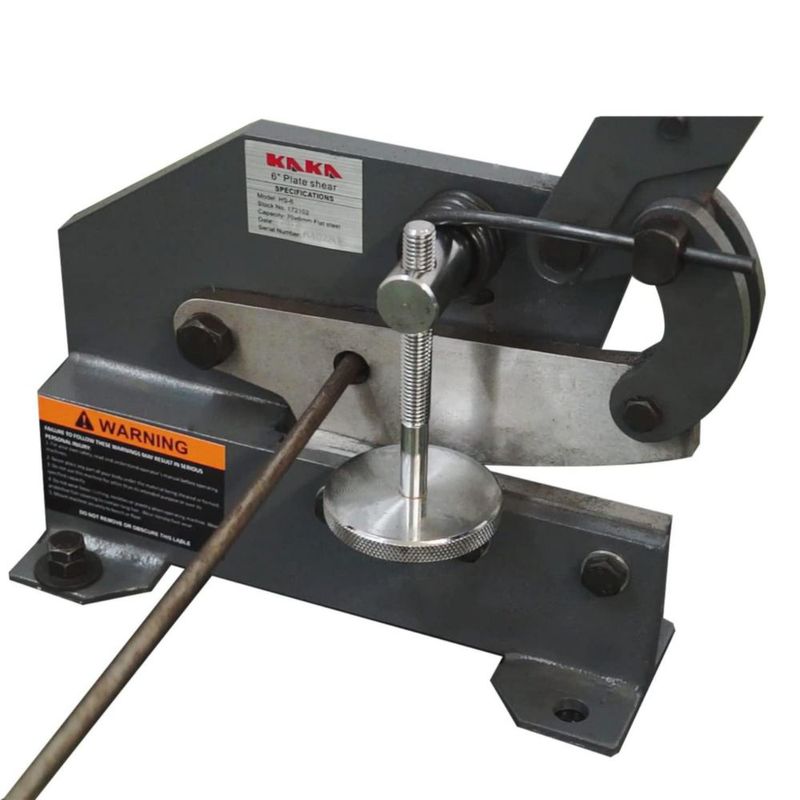 Cizalla Manual de Metal KAKA INDUSTRIAL HS-6 de 15 cm (6 pulg.) para Banco