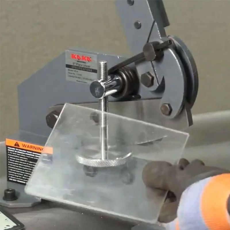 Cizalla Manual de Metal KAKA INDUSTRIAL HS-6 de 15 cm (6 pulg.) para Banco