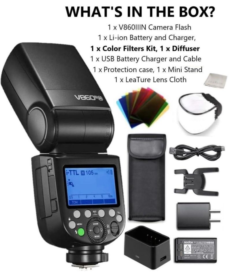 Godox V860III-N para cámaras Nikon - Flash Speedlite
