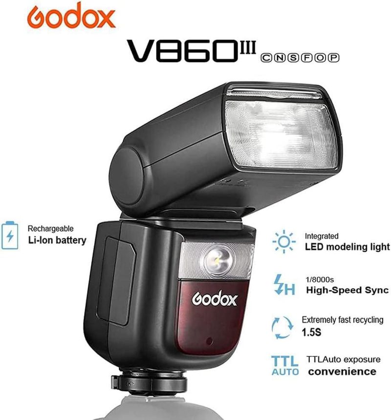 Godox V860III-N para cámaras Nikon - Flash Speedlite