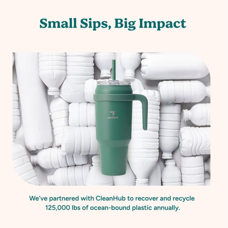 Vaso Térmico REDUCE 1500 ml Lavanda con Asa y Pajilla