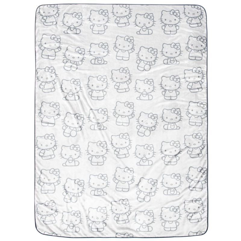 Manta Jay Franco 152 cm x 229 cm Hello Kitty de peluche