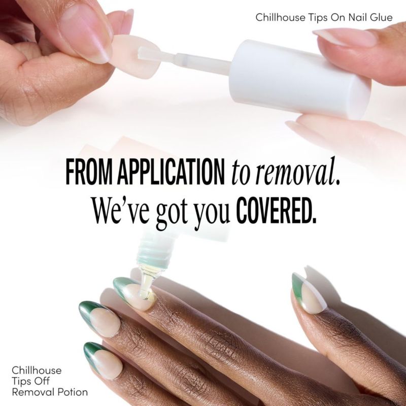 Uñas Postizas Chillhouse Glass Castle (Oval) 30 uds