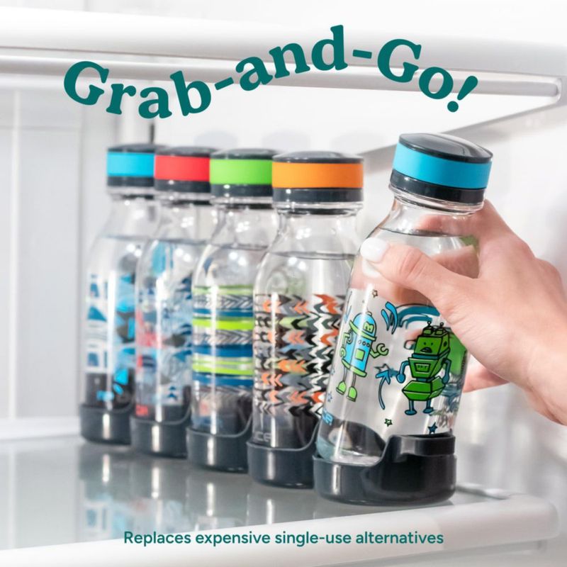 Botella de agua REDUCE 400 ml pack de 5 a prueba de fugas Tritan