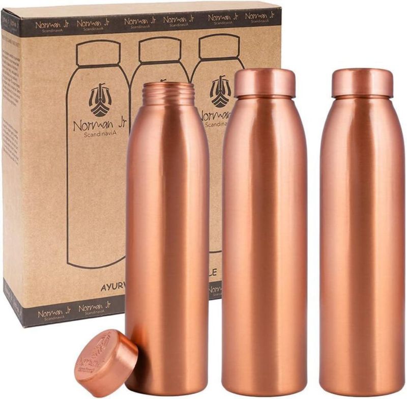 Botella NORMAN JR 1 L juego de 3 piezas de cobre puro