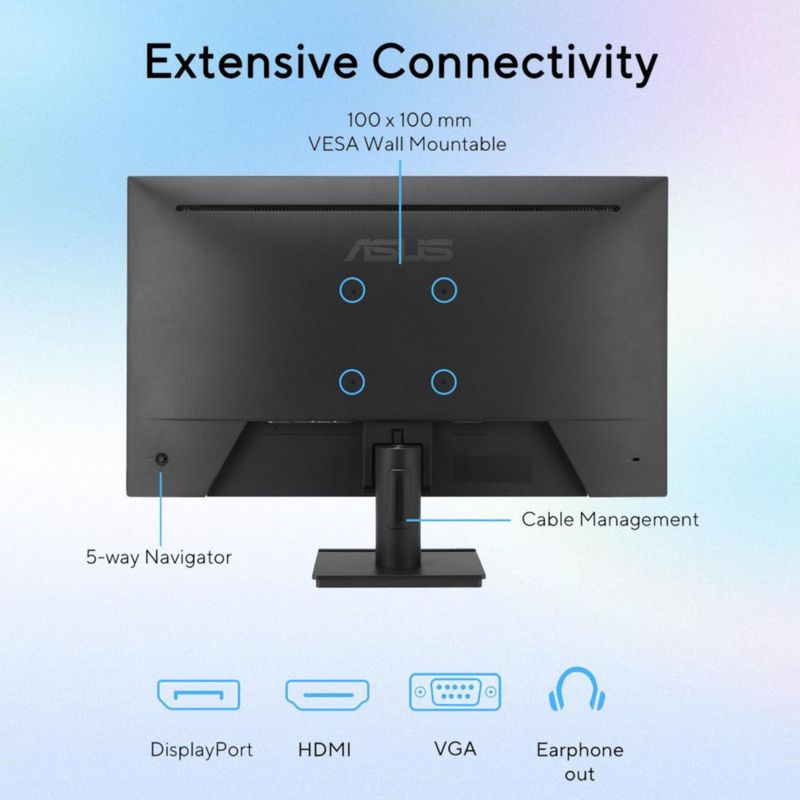 Monitor ASUS 24" IPS 120 Hz 1 ms HDMI DP VGA