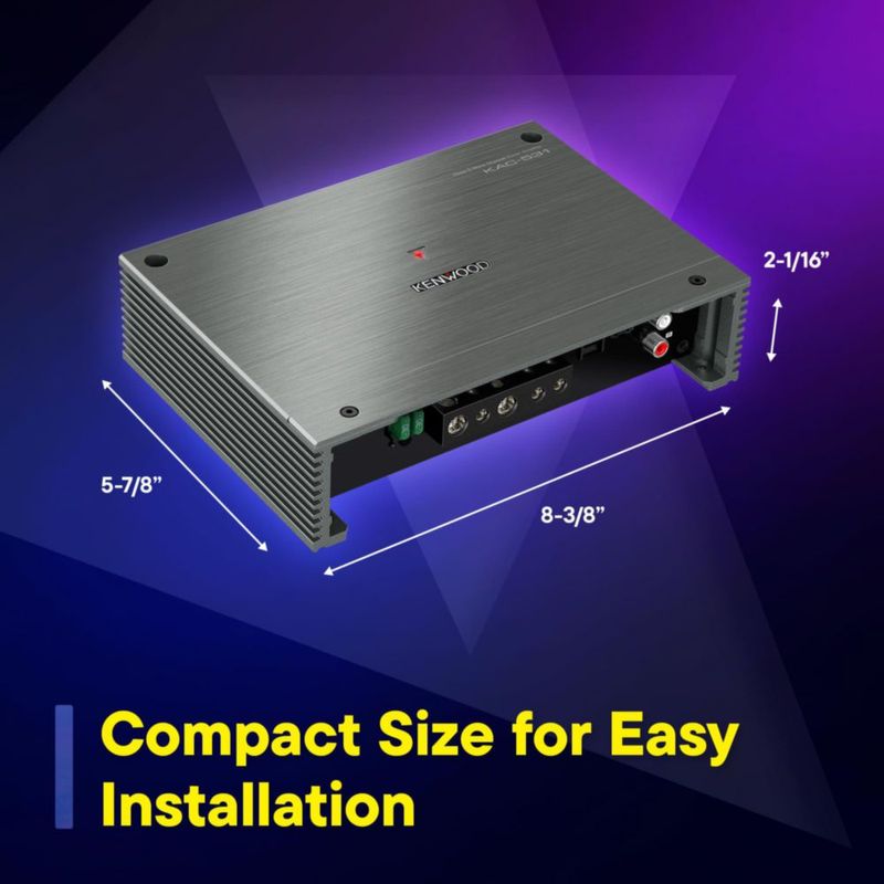 Amplificador de potencia Kenwood KAC-531 1000W Clase D Mono