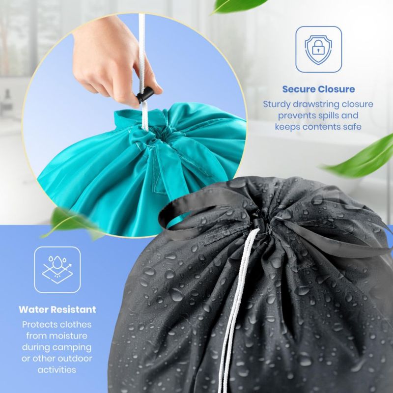 Bolsa de lavandería Handy Laundry 2 unidades - Estampado Turquesa y Gris