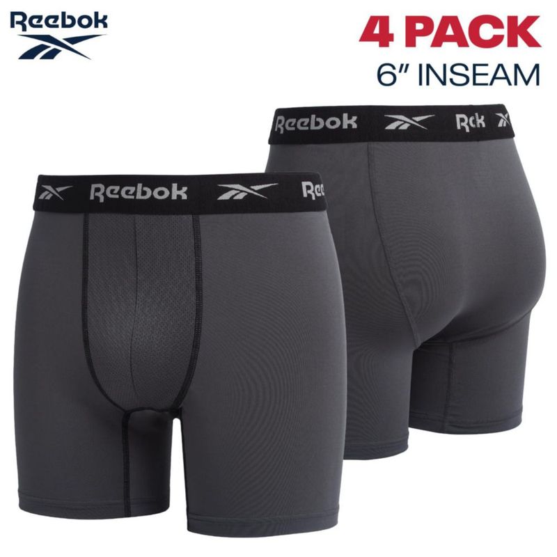 Bóxers Reebok Paquete de 4 – Entrepierna 15 cm