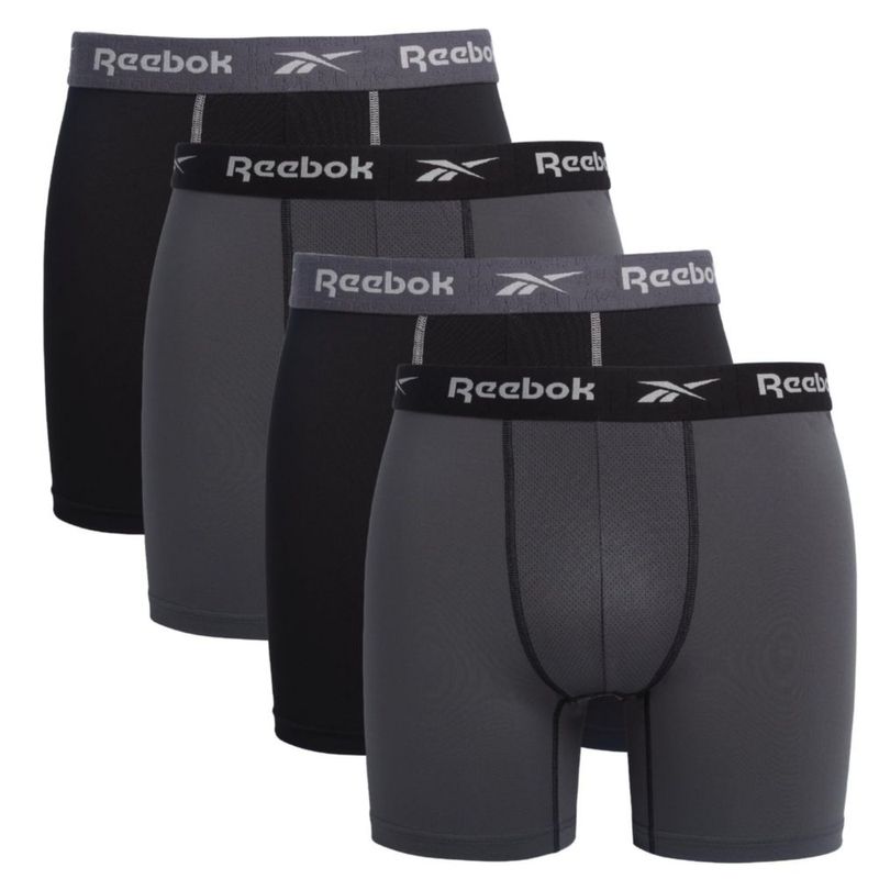 Bóxers Reebok Paquete de 4 – Entrepierna 15 cm