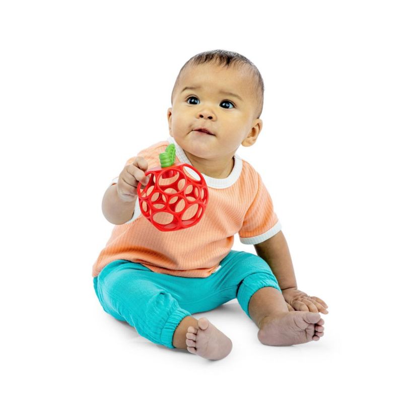 Mordedor Bright Starts Oball Manzana Roja Libre de BPA
