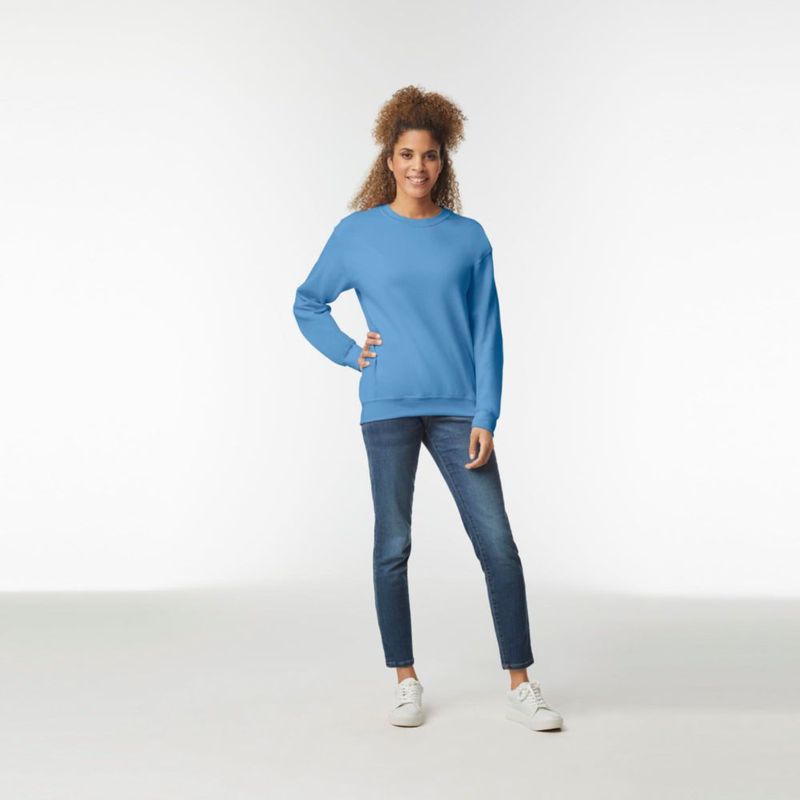 Sudadera Gildan G18000 Azul Carolina Talla Media