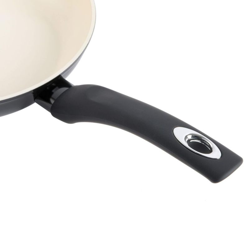Juego de cocina Gibson Home 7 piezas negro cerámico